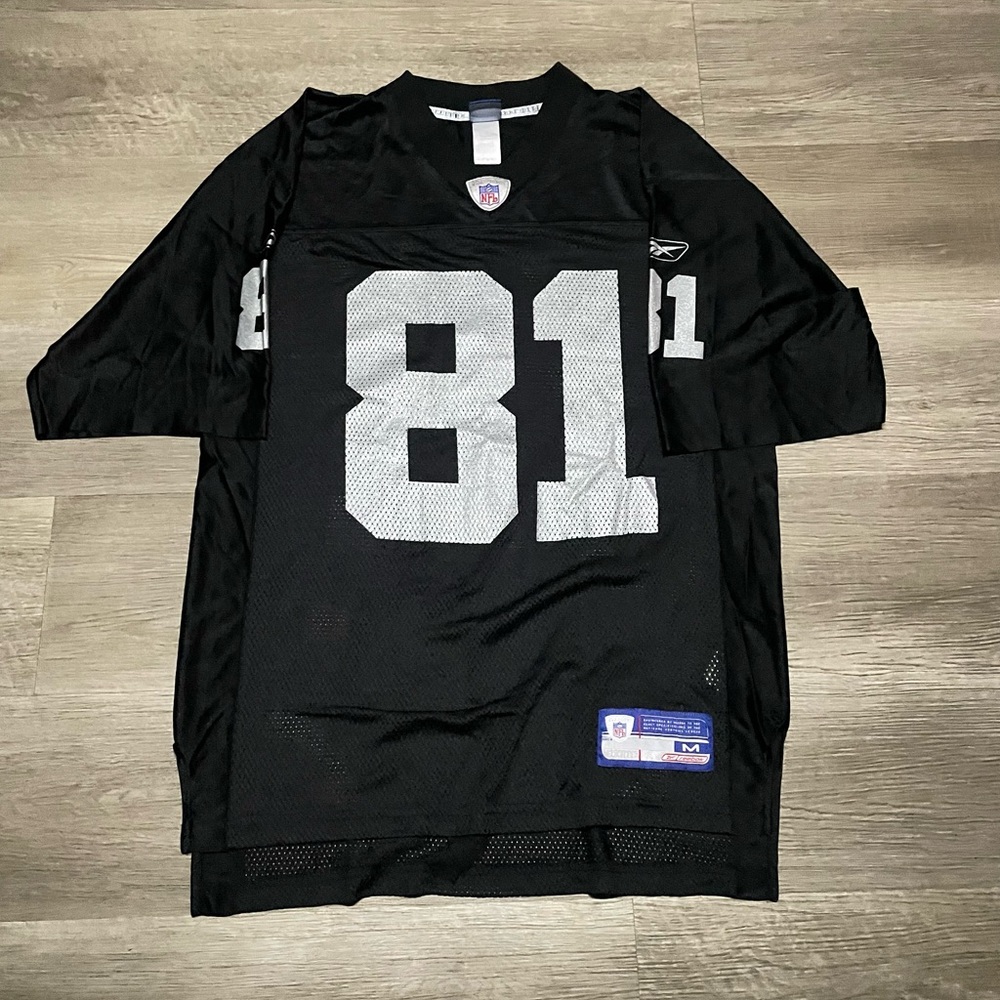 Reebok NFL Raiders T. Brown football jersey black /silver size M brand no tags